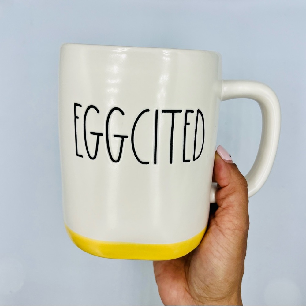 Rae Dunn mug eggcited